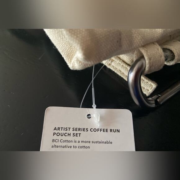 ATHLETA: Artist Series Coffee Run Pouch Set sz OS (NWT) - Picture 6 of 8